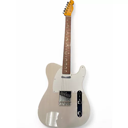 Used Fender Jimmy Page Mirror Telecaster White Blonde Solid Body Electric Guitar White Blonde - musicians--Friend