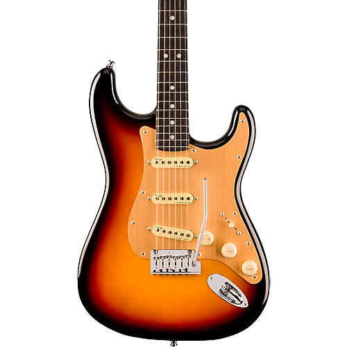 Fender American Ultra II Stratocaster Ebony Fingerboard Electric Guitar Ultraburst - musicians--Friend
