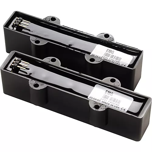 EMG J Set Active Bass Pickup Set Black - musicians--Friend