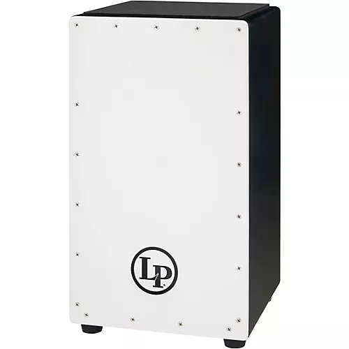 LP Prism Snare Cajon With Pad White - musicians--Friend
