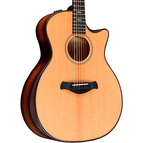 Taylor Builder's Edition 614ce V-Class Grand Auditorium Acoustic-Electric Guitar Natural - musicians--Friend