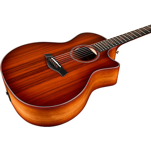 Taylor Custom Redwood-Honduran Rosewood Grand Auditorium Acoustic-Electric Guitar Light Shaded Edge Burst - musicians--Friend