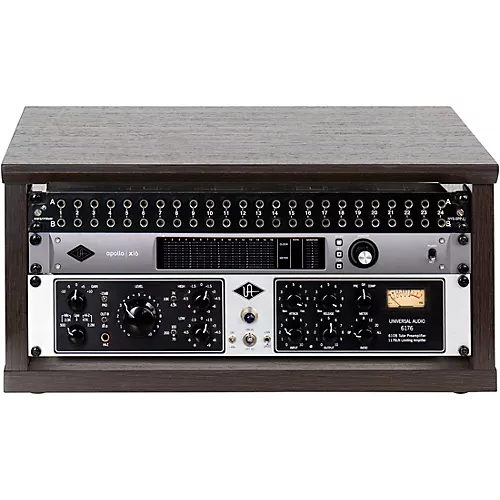 Gator GFW-ELITERK-4U Elite Furniture Series Desktop Studio Rack 4 RU Space Dark Walnut - musicians--Friend