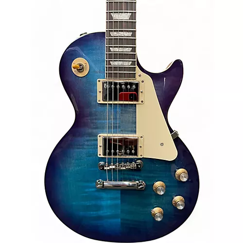 Used 2024 Gibson Les Paul  Standard 60s Figured Top Blueberry Burst Solid Body Electric Guitar Blueberry Burst - musicians--Friend