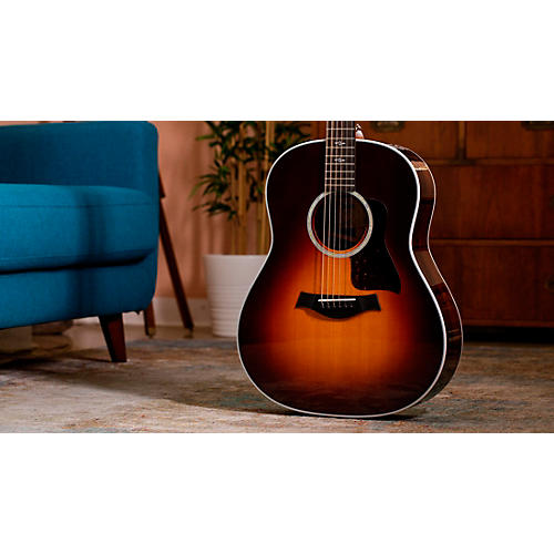 Taylor 417e Grand Pacific Acoustic-Electric Guitar Tobacco Sunburst - musicians--Friend