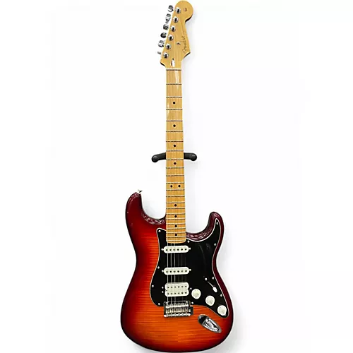 Used Fender Player Stratocaster AGED CHERRY Solid Body Electric Guitar AGED CHERRY - musicians--Friend