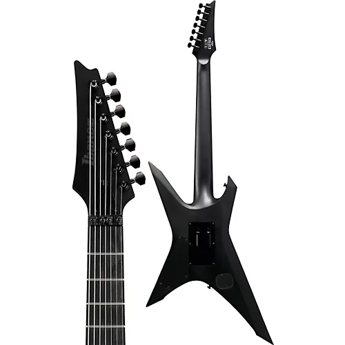 Ibanez Xiphos Iron Label 7str Electric Guitar Black Flat - musicians--Friend