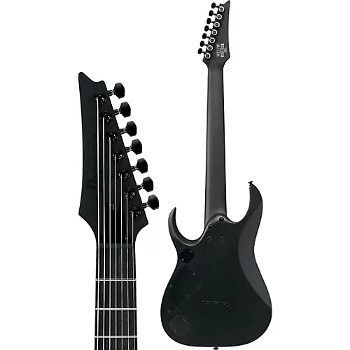 Ibanez RGD Iron Label 7-String Electric Guitar Black Flat - musicians--Friend