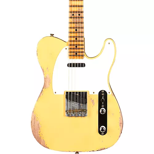 Fender Custom Shop 1952 Telecaster Heavy Relic Limited Edition Electric Guitar Nocaster Blonde - musicians--Friend