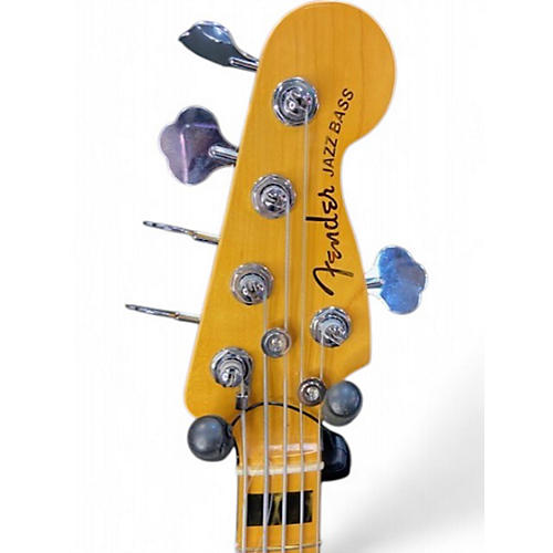 Used Fender American Ultra Jazz Bass V Artic Pearl Electric Bass Guitar Artic Pearl - musicians--Friend