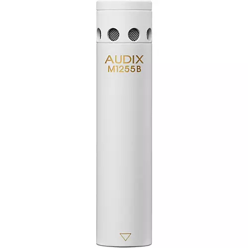 Audix M1255B Miniturized High Output Condenser Microphone for Distance Miking Supercardioid White - musicians--Friend