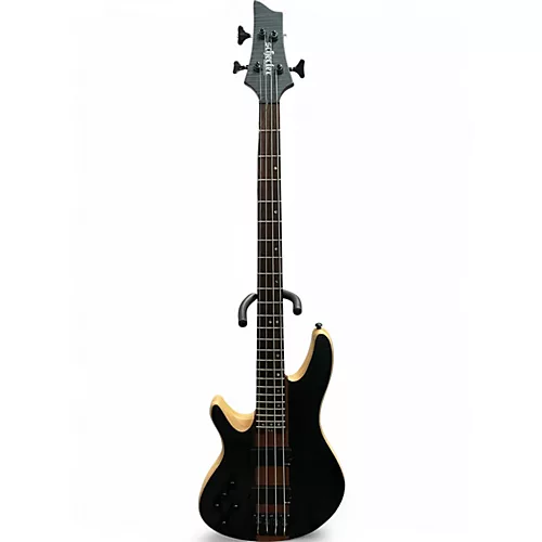 Used Schecter Guitar Research CB4 See thru black Electric Bass Guitar See thru black - musicians--Friend