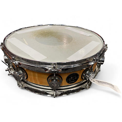 Used DW 3.5X14 Collector's Edge Series Finish Ply Snare Drum Natural Natural 106 - musicians--Friend
