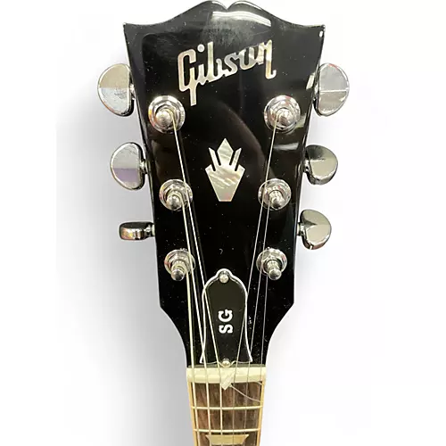 Used 2024 Gibson SG Standard Black Solid Body Electric Guitar Black - musicians--Friend