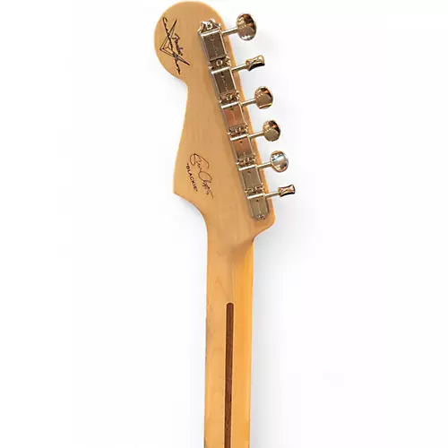 Used 2008 Fender Custom Shop Artist Series Eric Clapton Stratocaster Black Solid Body Electric Guitar Black - musicians--Friend