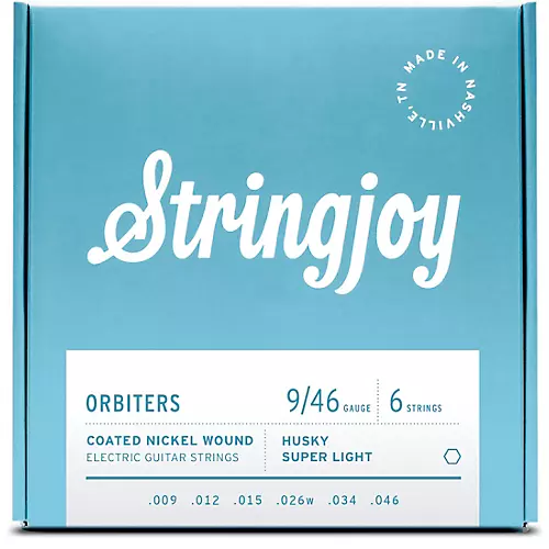 Stringjoy Orbiters Coated Nickel Wound Electric Guitar Strings 12 - 56 - musicians--Friend