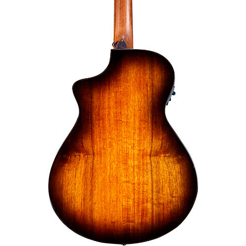 Breedlove Pursuit Exotic S CE Myrtlewood Concert Acoustic-Electric Guitar Bourbon Burst - musicians--Friend