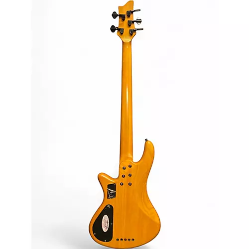 Used Schecter Guitar Research session  Natural Electric Bass Guitar Natural - musicians--Friend
