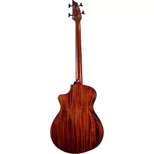 Breedlove Organic Solo Pro CE Red Cedar-African Mahogany Concerto Acoustic-Electric Bass Guitar Edge Burst - musicians--Friend