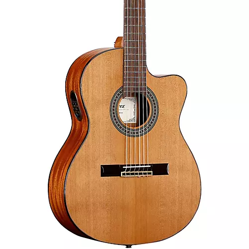 Alvarez AC65Hce Hybrid Nylon-String Classical Acoustic-Electric Guitar Natural - musicians--Friend