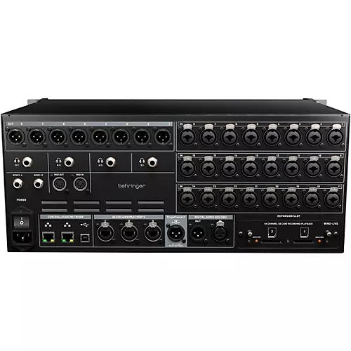 Behringer WING RACK Rackmount 48-Channel Digital Mixing Engine With 24 Midas PRO Preamps - musicians--Friend
