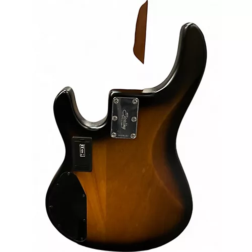 Used Sterling by Music Man Ray35HH Spalted Maple Natural Burst Satin Electric Bass Guitar Spalted Maple Natural Burst Satin - musicians--Friend