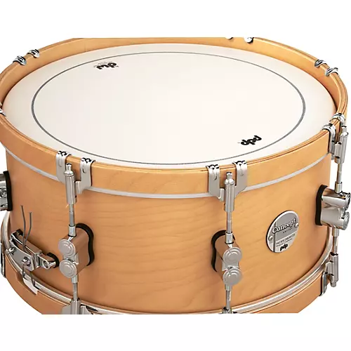 PDP by DW Concept Classic Snare Drum With Wood Hoops 14 x 6.5 in. Ebony/Ebony Hoops - musicians--Friend