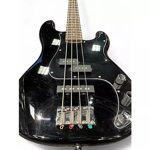 Used Squier Affinity Precision jazz Bass Black Electric Bass Guitar Black - musicians--Friend