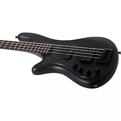 Schecter Guitar Research Stiletto-4 Stealth Pro EX LH Satin Black - musicians--Friend