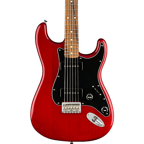 Fender Noventa Stratocaster Pau Ferro Fingerboard Electric Guitar Crimson Red Transparent - musicians--Friend