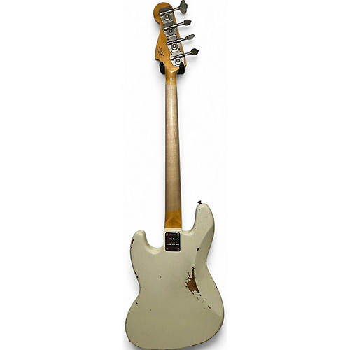 Used Fender CUSTOM SHOP 1960 JAZZ BASS Olympic White Electric Bass Guitar Olympic White - musicians--Friend