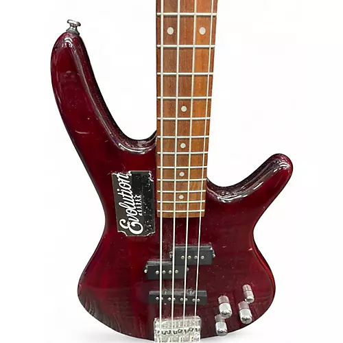 Used Ibanez GSR200 Red Electric Bass Guitar Red - musicians--Friend