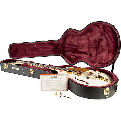 Gretsch Guitars G6136B-TP-AWT Tom Petersson Signature Electric Bass Guitar Aged White - musicians--Friend