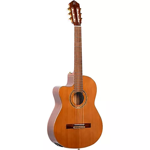 Ortega Performer Series RCE159MN-L Acoustic Electric Left-Handed Classical Guitar Natural - musicians--Friend