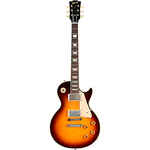 Gibson Custom Murphy Lab 1959 Les Paul Standard Reissue Ultra Light Aged Electric Guitar Sunrise Tea Burst - musicians--Friend
