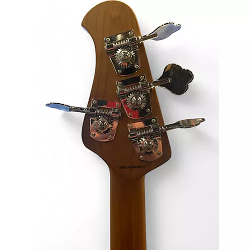 Used Sterling by Music Man Ray34 BLUE SPARKLE Electric Bass Guitar BLUE SPARKLE - musicians--Friend
