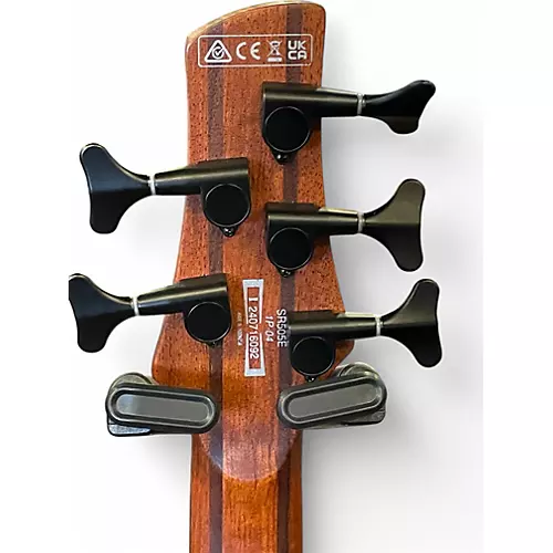 Used Ibanez SR505E  Brown Electric Bass Guitar Brown - musicians--Friend