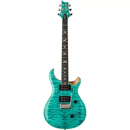 PRS SE Custom 24 Quilted Carved Top With Ebony Fingerboard Electric Guitar Violet - musicians--Friend