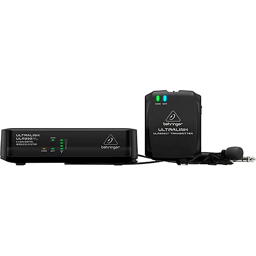 Behringer 2.4 GHz Digital Wireless System with Lavalier Microphone, Belt-Pack Transmitter and Receiver - musicians--Friend