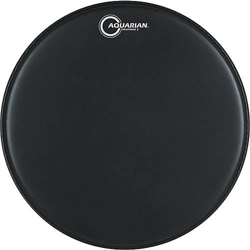 Aquarian Response 2 Drum Head (Black) 18 in. - musicians--Friend