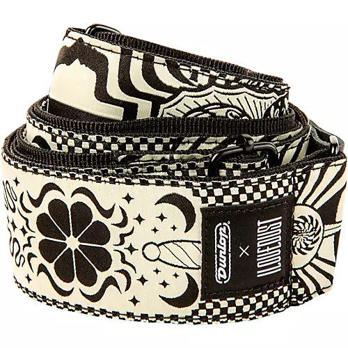 Dunlop I Love Dust Night Spells Guitar Strap - musicians--Friend
