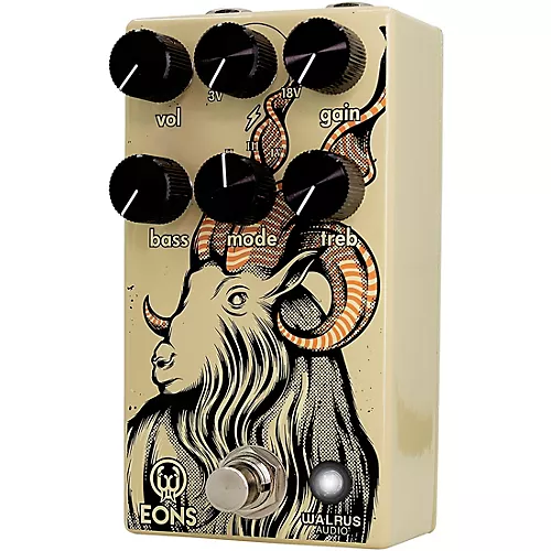 Walrus Audio Eons Five-State Fuzz Effects Pedal Cream - musicians--Friend
