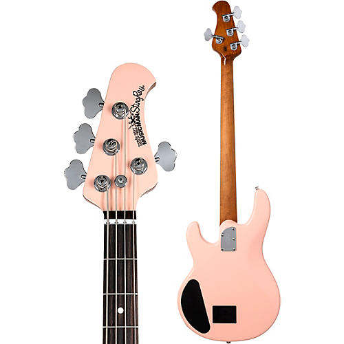 Ernie Ball Music Man StingRay Special HH Electric Bass Guitar Black and Chrome - musicians--Friend