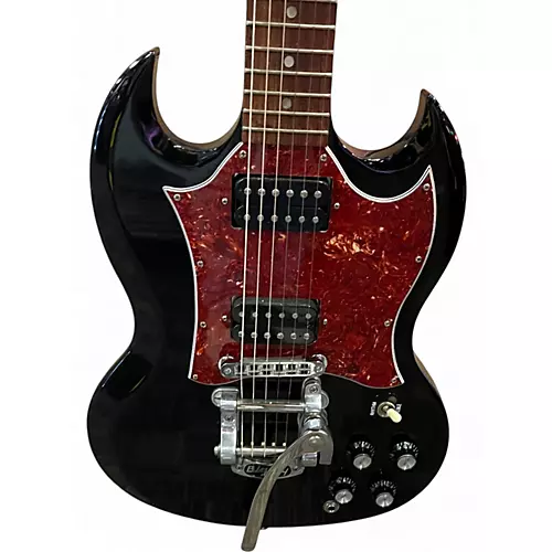 Used Gibson SG Black Solid Body Electric Guitar Black - musicians--Friend