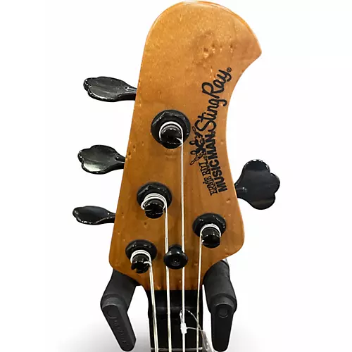 Used Ernie Ball Music Man StingRay Special HH Charcoal Sparkle Electric Bass Guitar Charcoal Sparkle - musicians--Friend
