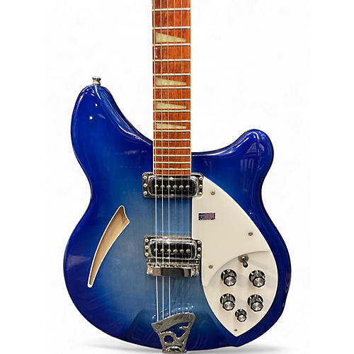 Used 2006 Rickenbacker 360 Blue Burst Hollow Body Electric Guitar Blue Burst - musicians--Friend