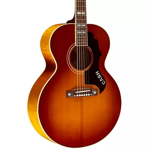Gibson Rosanne Cash J-185 Signature Limited-Edition Acoustic-Electric Guitar Heritage Cherry Sunburst - musicians--Friend
