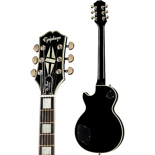 Epiphone Les Paul Custom Limited-Edition Electric Guitar Silver Burst - musicians--Friend