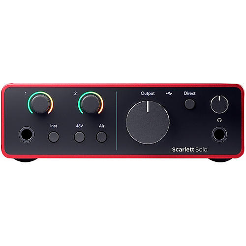 Focusrite Scarlett Solo USB-C Audio Interface Gen 4 - musicians--Friend