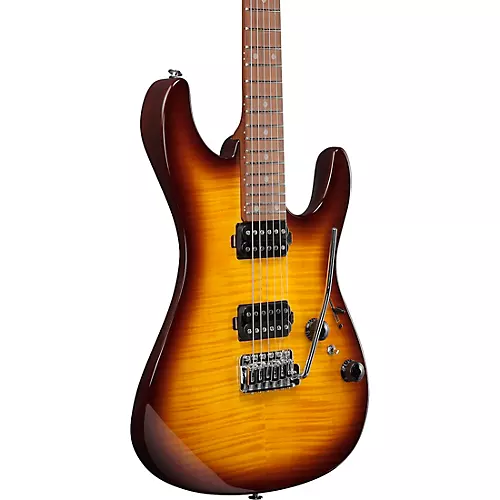 Ibanez AZ24S1F Standard Electric Guitar Transparent Black Sunburst - musicians--Friend